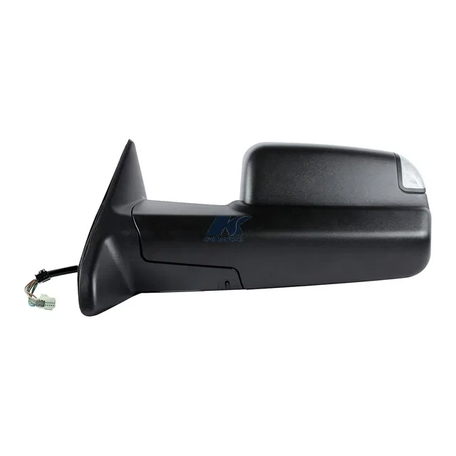60200C – K-SOURCE Exterior Mirror, OEM Replacement Single Black Electric Power Folding With Turn Signal With Heated M...